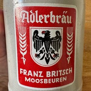 🍺 Vintage Adlerbräu German Beer Stein